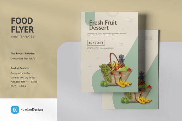 Download Food Flyer PSD Templates Vol 07 - Food Collection