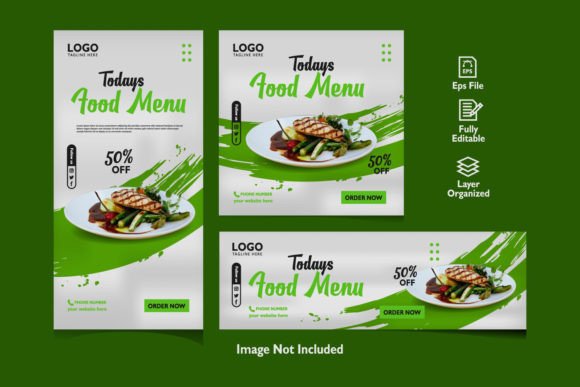 Download Food Menu Social Media Set Promotion - Food Collection