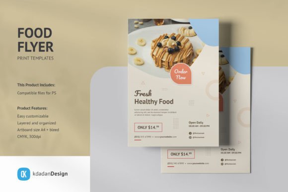 Download Food Flyer PSD Templates Vol 018 - Food Collection