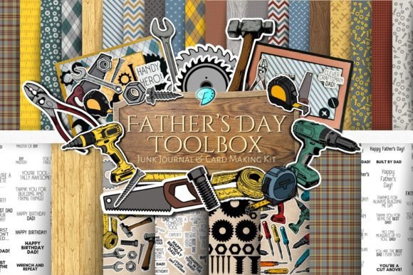 Download Fathers Day Toolbox Card Making Kit - Kit Collection