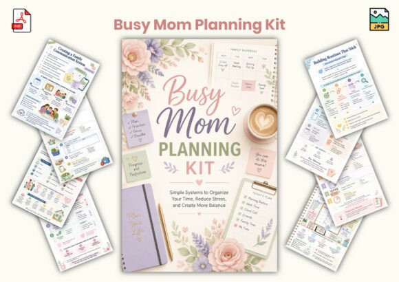 Download Busy Mom Planning Kit - Kit Collection