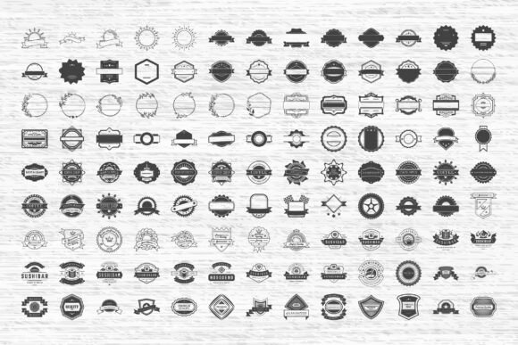 Download Vintage Logo Creation Kit Badges, Stamps - Kit Collection