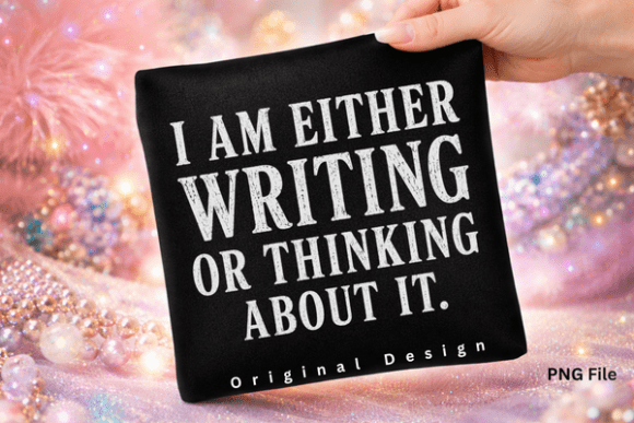 Download I Am Either Writing Author Writer Tshirt - Author Collection