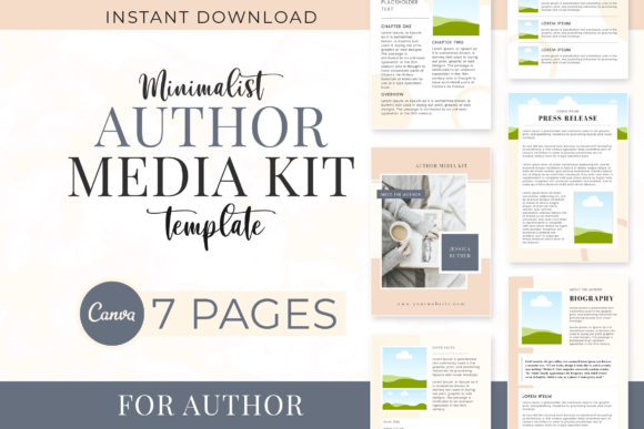 Download Author Media Kit | Media Kit Templates - Kit Collection