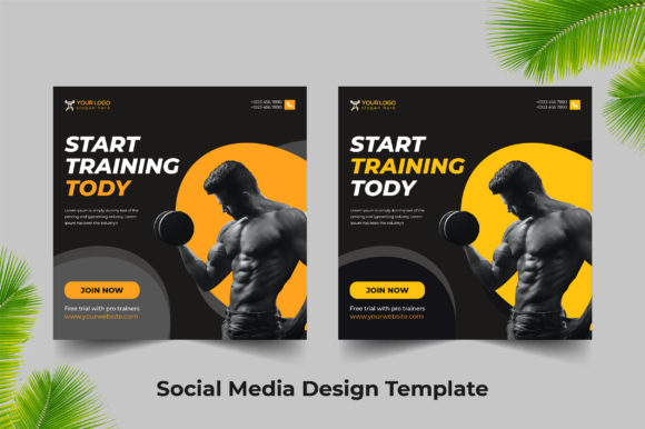 Download Fitness Gym Social Media Design - Media design Collection