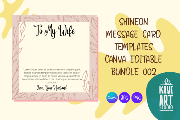 Download ShineOn Card Editable Template Bundle 2 - Editable template bundle Collection