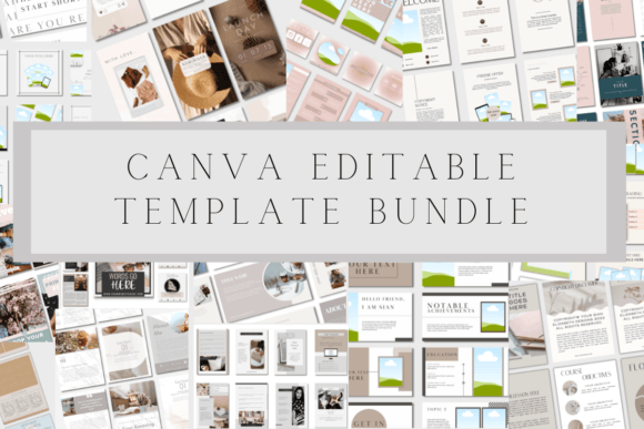 Download Canva Editable Template Bundle - Editable template bundle Collection