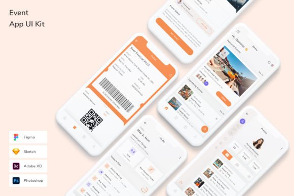Download Event App UI Kit - Kit Collection
