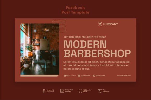 Download Babershop Social Media Kit Vol.3 - Kit Collection