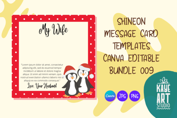 Download ShineOn Card Editable Template Bundle 9 - Editable template bundle Collection