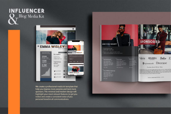 Download Influencer &amp; Blogger Media Kit - Kit Collection