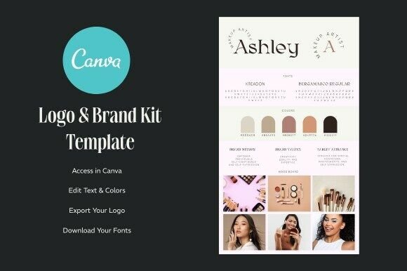 Download Canva Bold Logo Template &amp; Brand Kit - Kit Collection