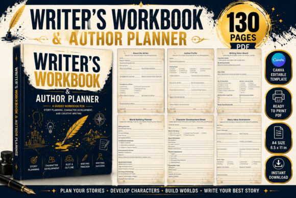 Download Writer's Workbook &amp; Author Planner - Author Collection