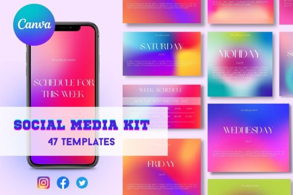 Download Canva Templates Social Media Kit - Kit Collection